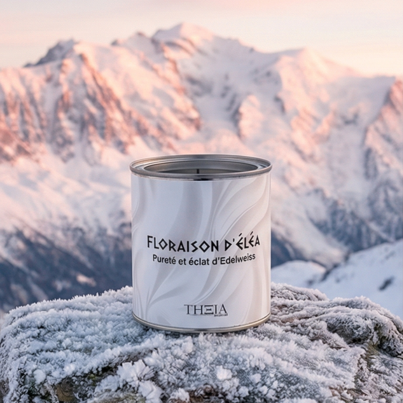 Floraison d'Éléa - Pureté et éclat d'Édelweiss